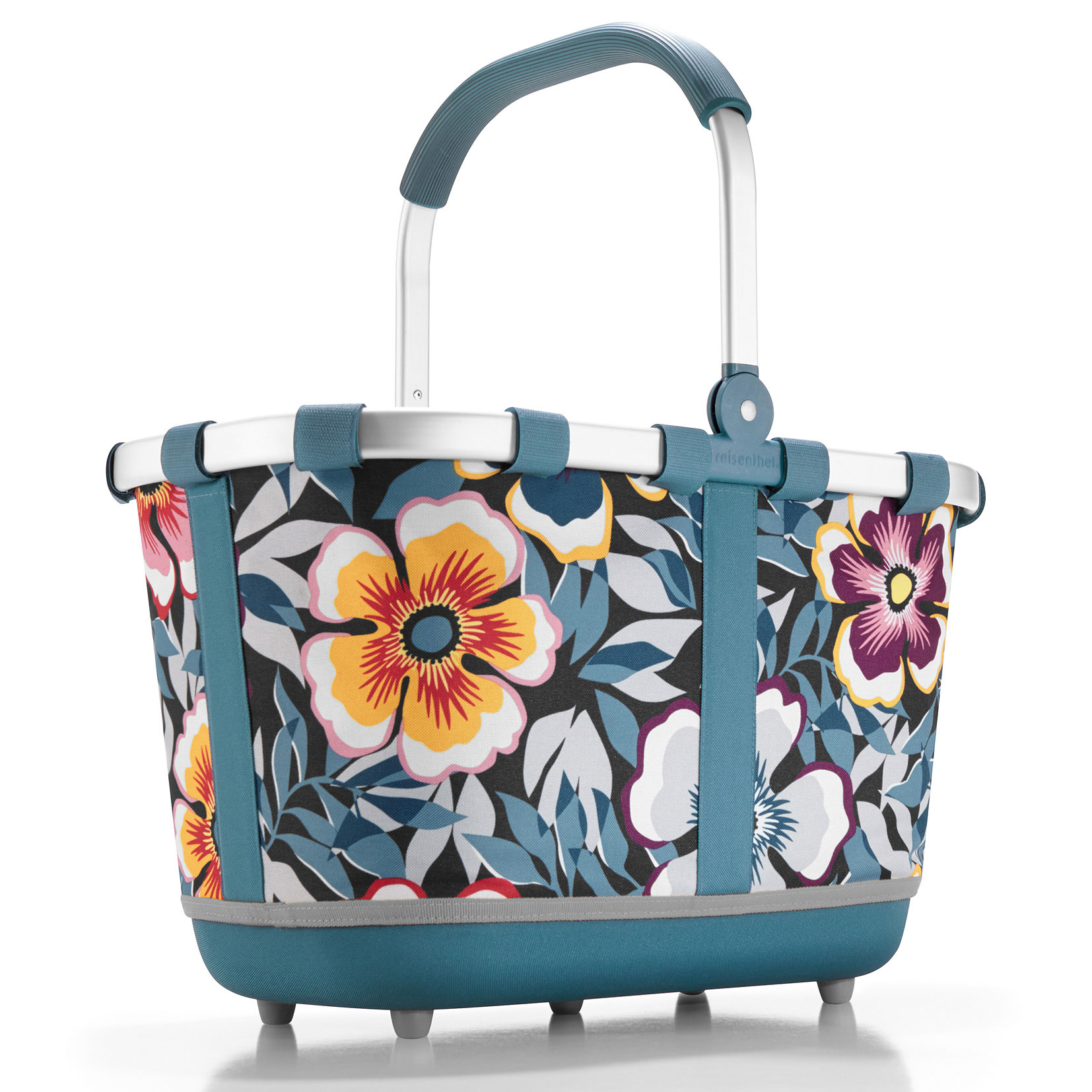 Reisenthel Carrybag 2, Shopping Basket, Shopping and Handy Bag, Flower