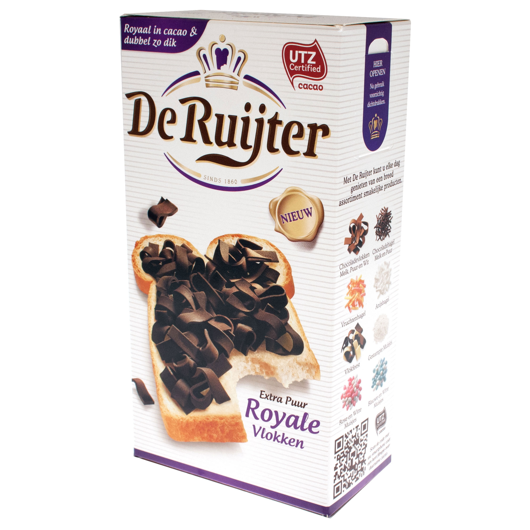 De Ruijter Special Chocolate Sprinkles Royal Sprinkles Extra Pure