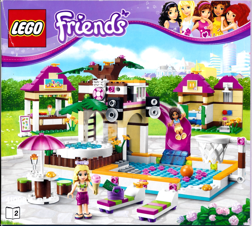 Lego Friends 41008 Heartlake City Pool von 2013 Gebraucht in