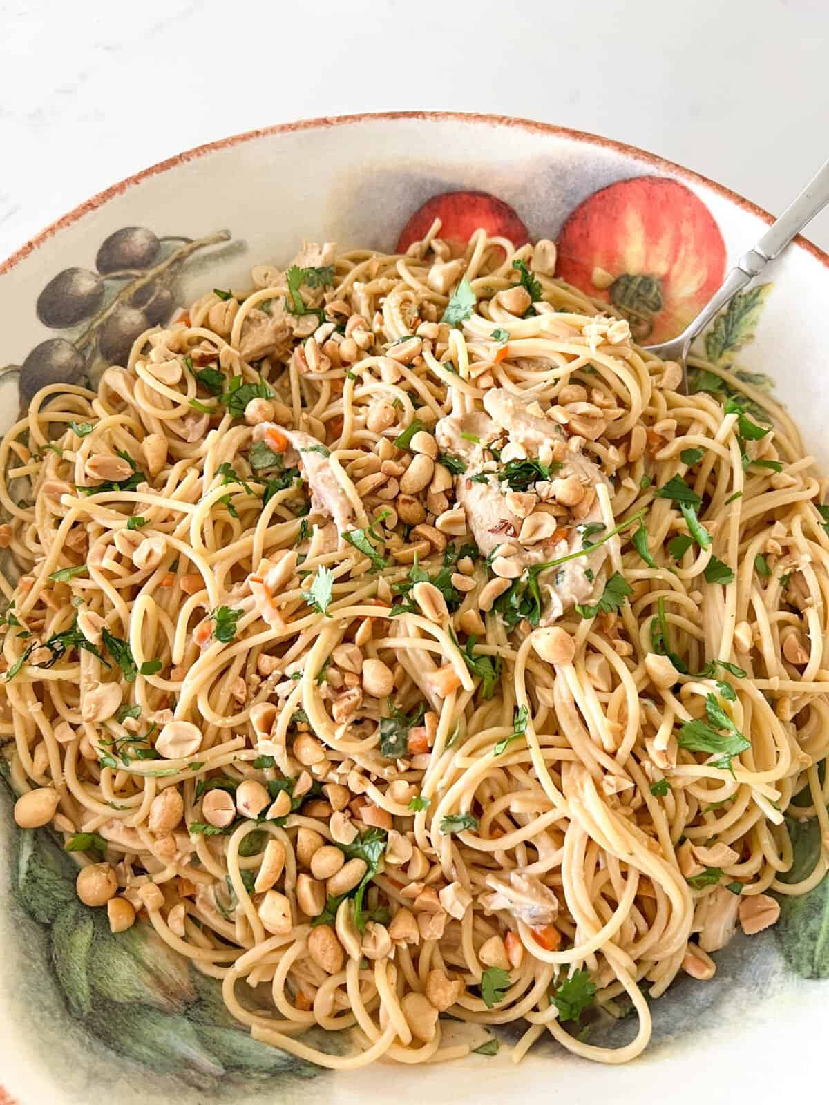 Thai Chicken Peanut Noodles Recipe Peanut Sauce Noodles!