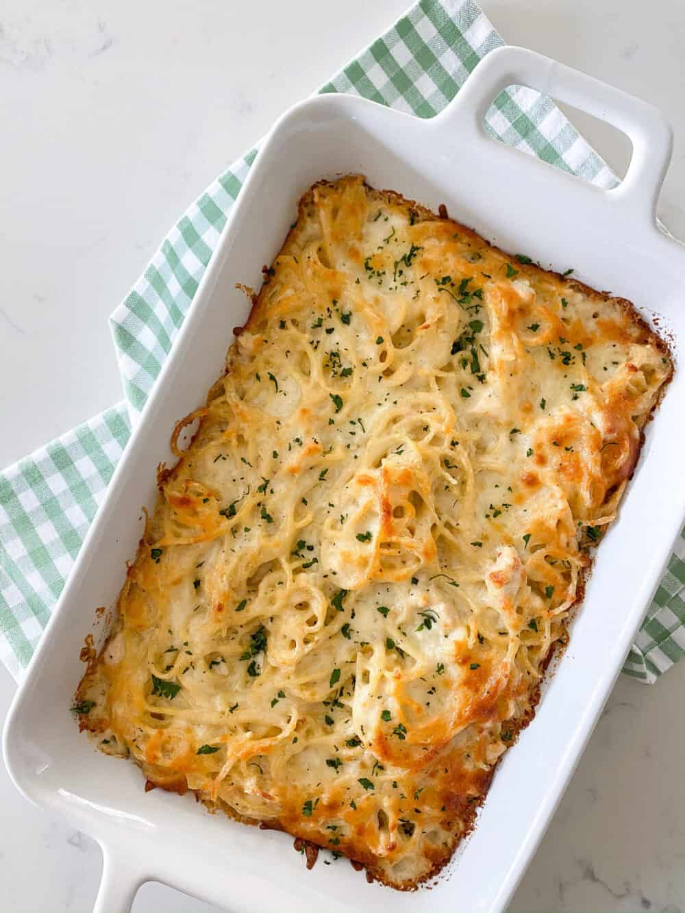 Easy White Chicken Spaghetti Bake Picky Palate