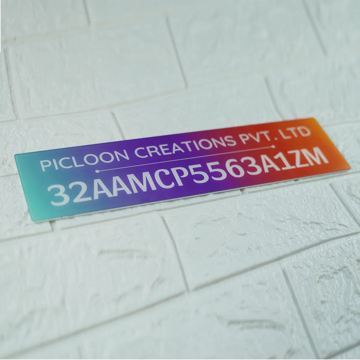 Acrylic GST Board Professional, Durable, and Easy to Install Picloon