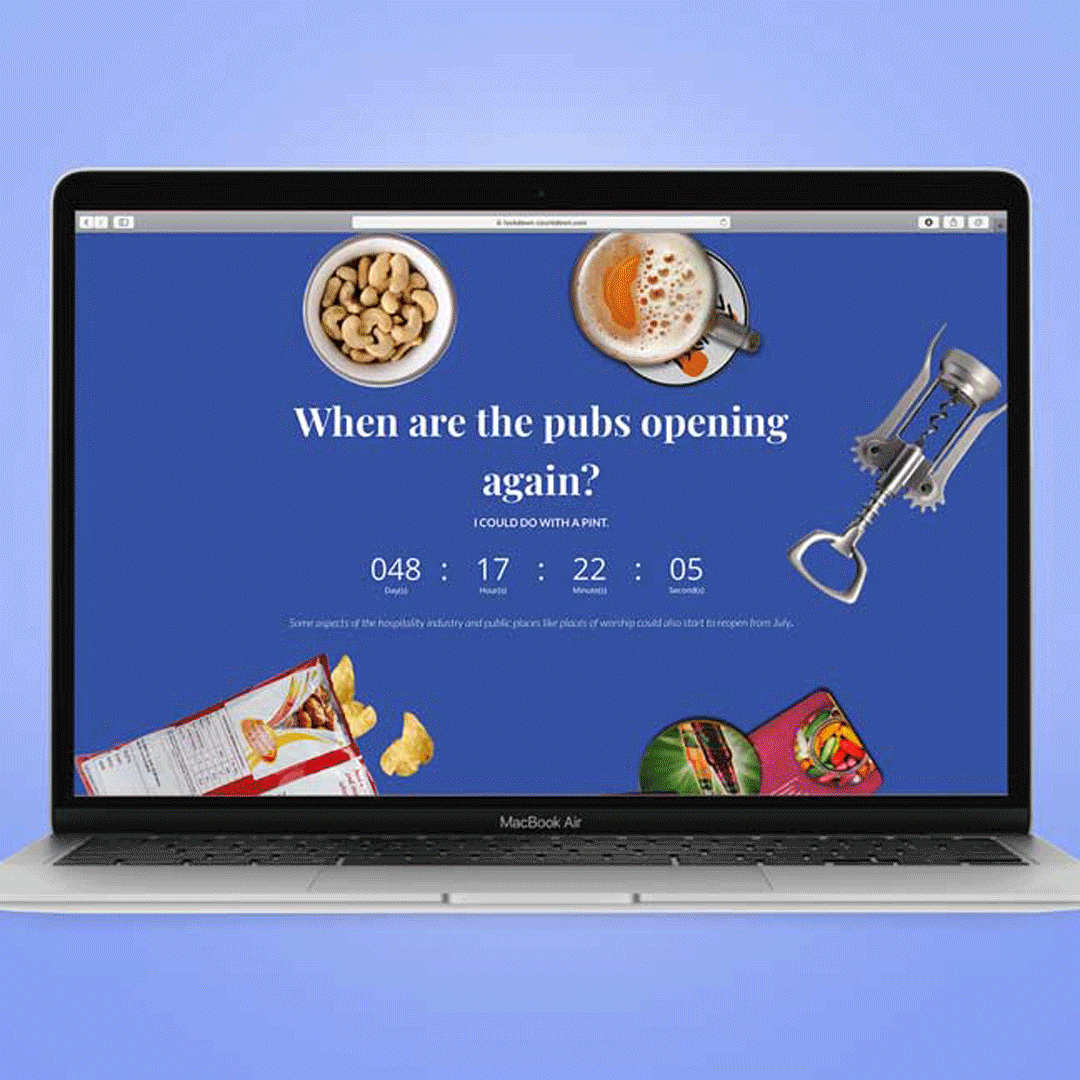 Lockdown Countdown site Picnic Designs