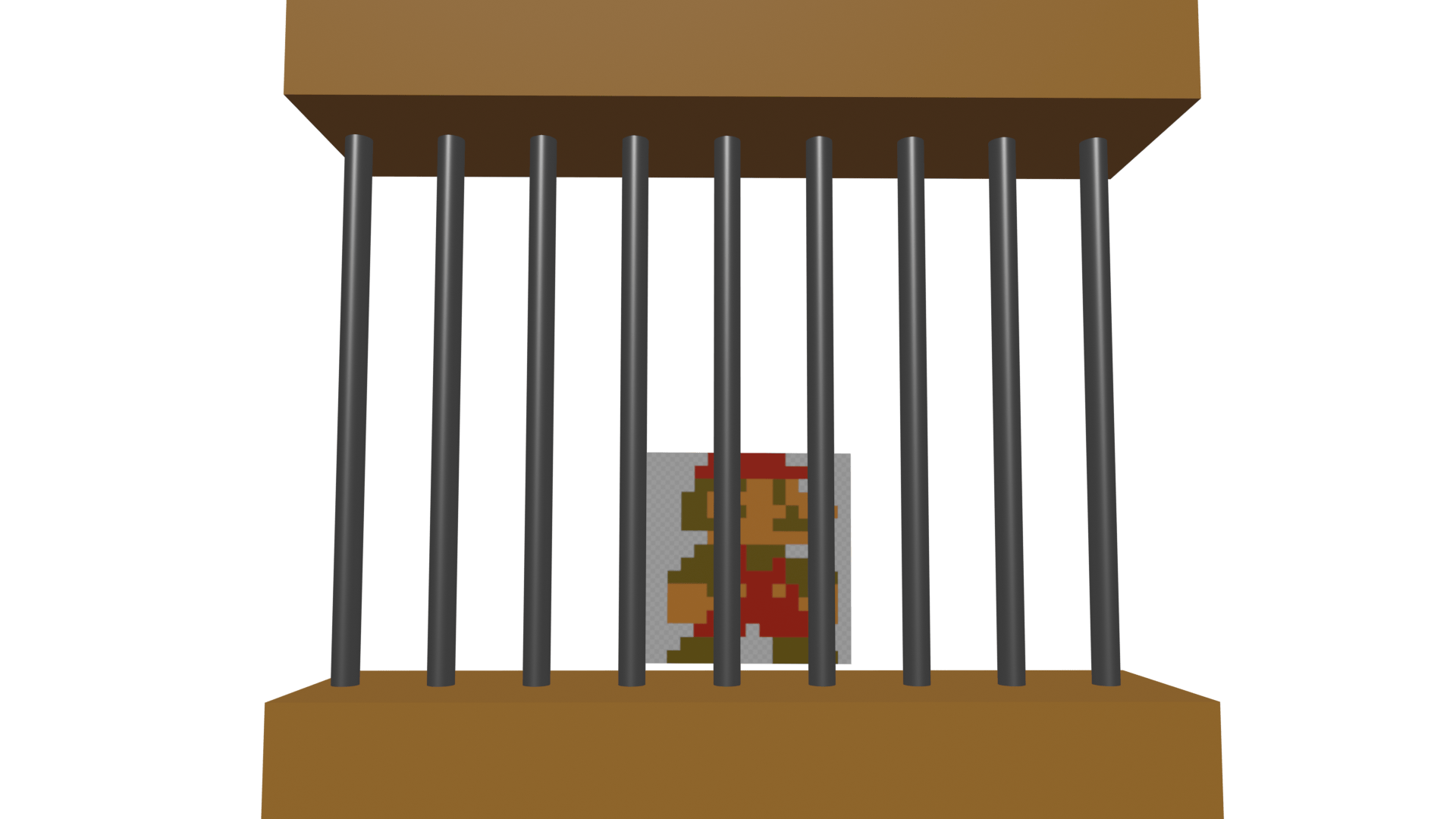 Super Scary AntiPiracy Mario Screen