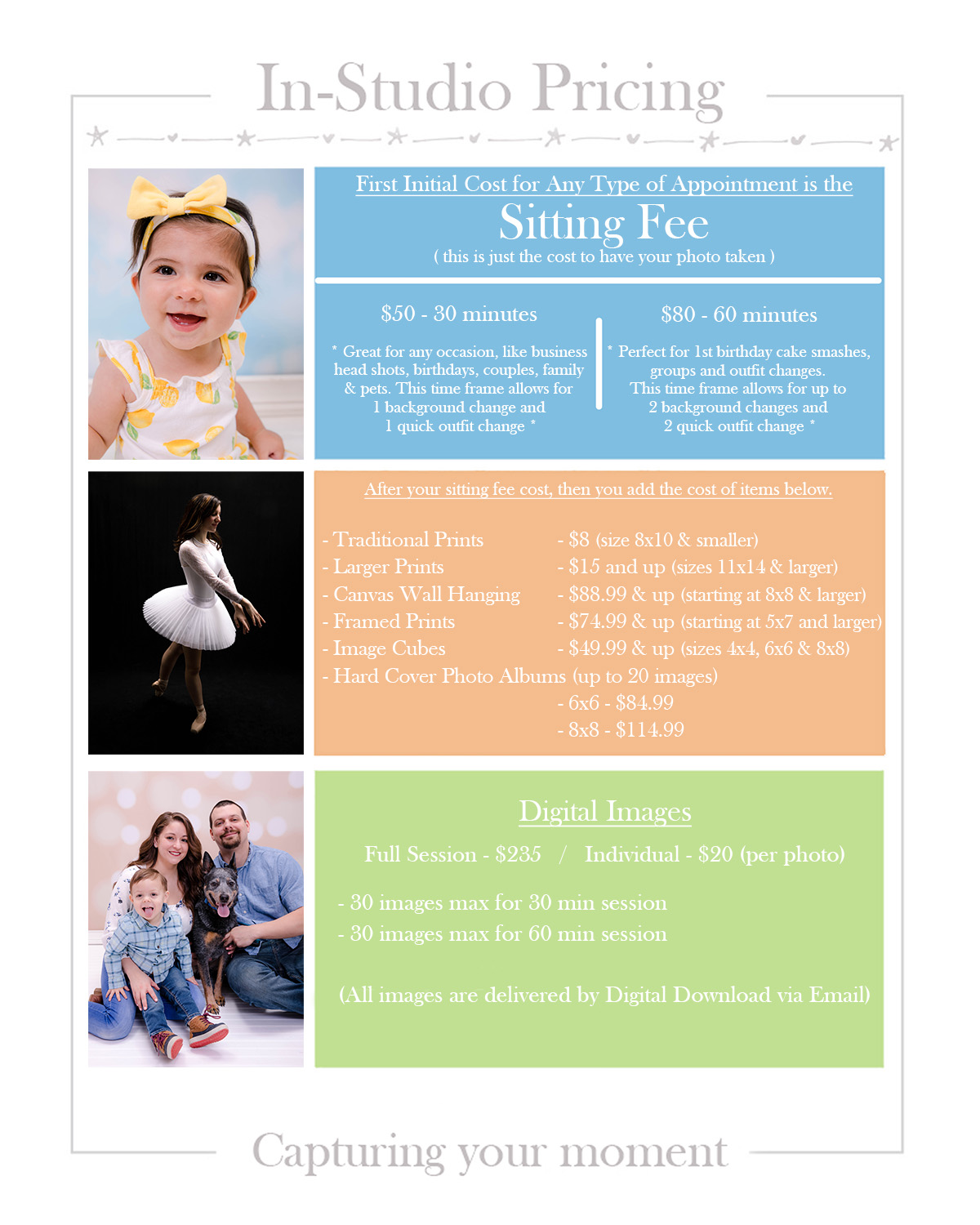 InStudio Pricing Page Picture Perfect Studios