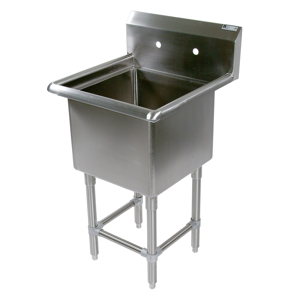 John Boos 1PB244 1 Compartment 24" x 24" Stainless Steel ProBowl Sink