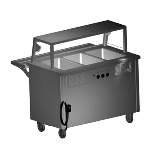 Delfield SH3NU 50" Shellysteel Electric Hot Food Serving Counter SUB