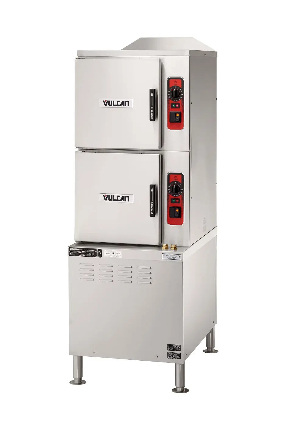 Vulcan C24ET6 ET Series 2 Compartment Electric Convection Steamer