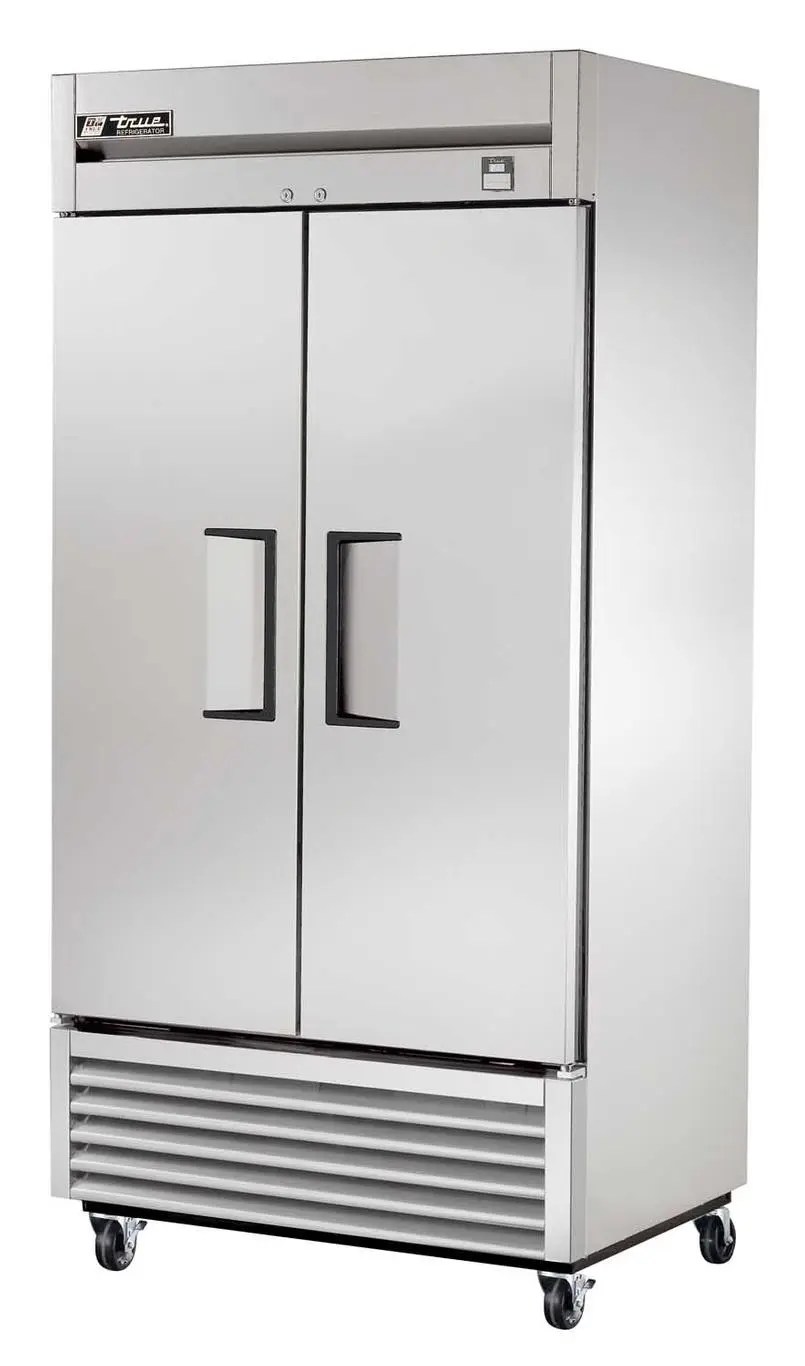 True TS-35-HC 35 Cu.Ft Reach-in Refrigerator Two Section Stainless