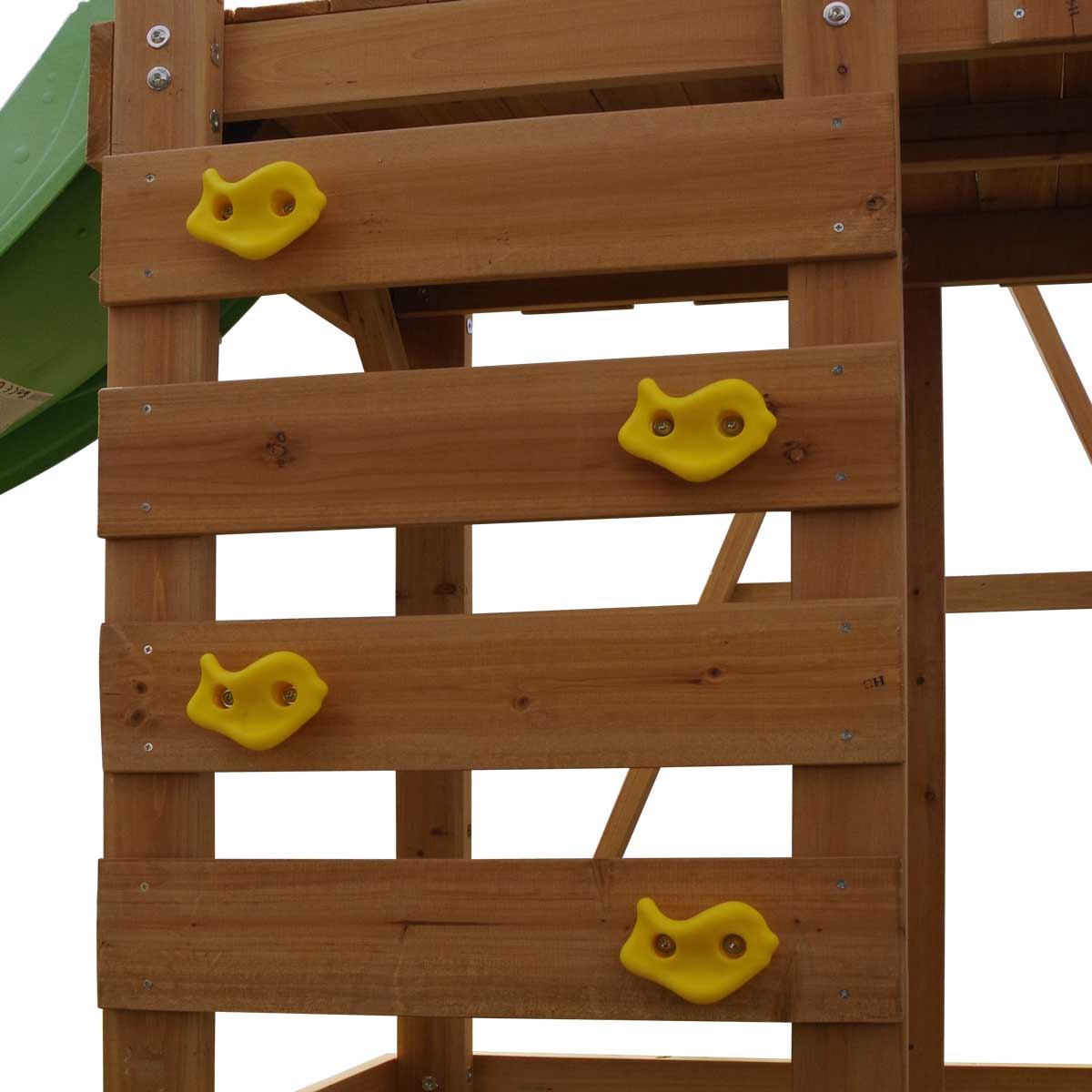 BRAST Spielturm Adventure Klettergerüst Schaukel Rutsche Sandkasten
