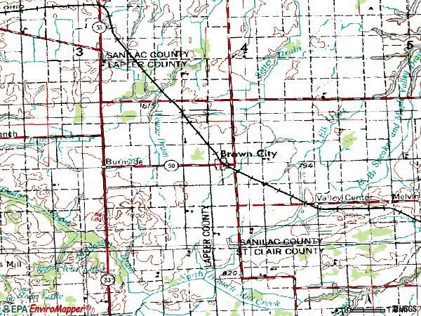 Maple Valley Zip Codes 48416 Zip Code (Brown City, Michigan) Profile homes, apartments