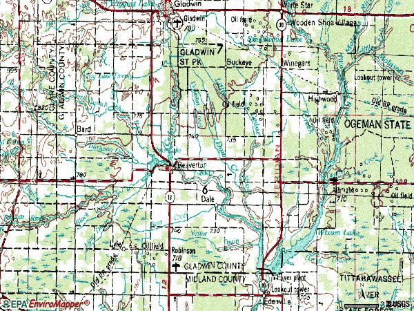 Beaverton Zip Code Map 48612 Zip Code (Beaverton, Michigan) Profile homes, apartments