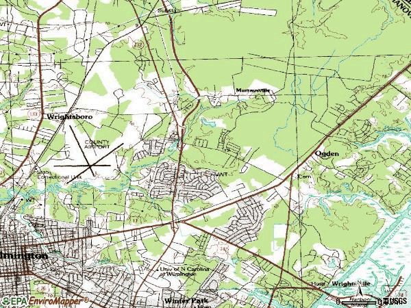 Wilmington Nc City Limits Wilmington Nc Zip Codes Map World Map Atlas