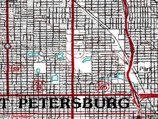 St Petersburg Fl Zip Code Map Images and Places, Pictures and Info st petersburg map with zip codes