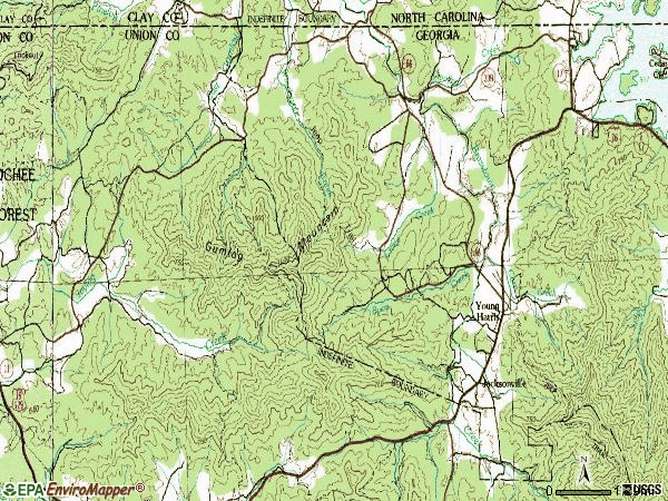 Young Harris Georgia Map 30582 Zip Code (Young Harris, Profile homes, apartments