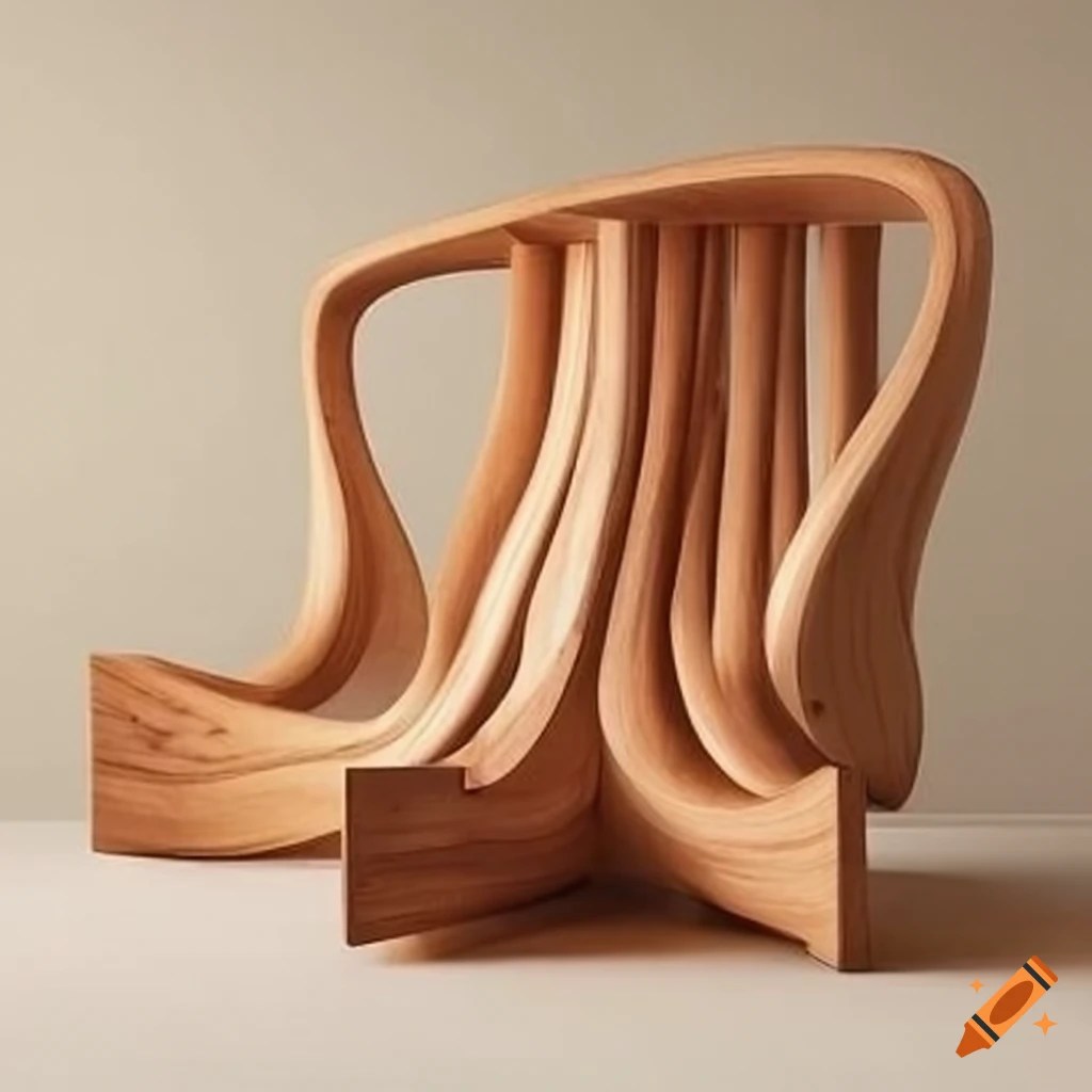 Useful unique wooden furniture on Craiyon