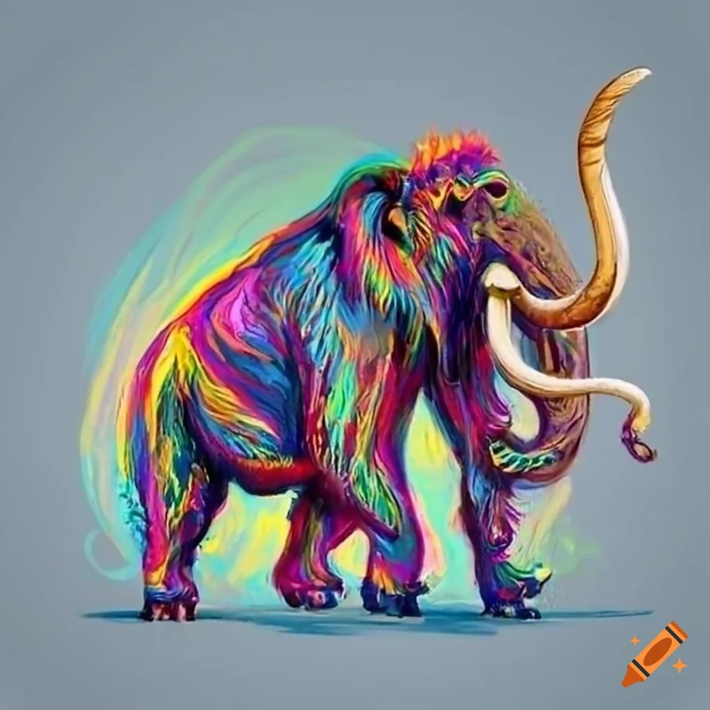 Mammoth colorful