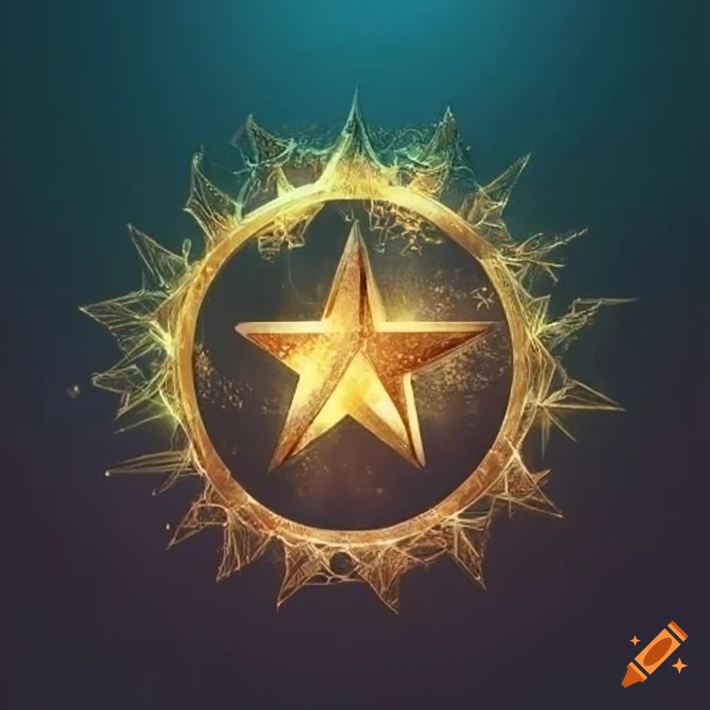 An enchanted golden star symbol for games and applications on Craiyon