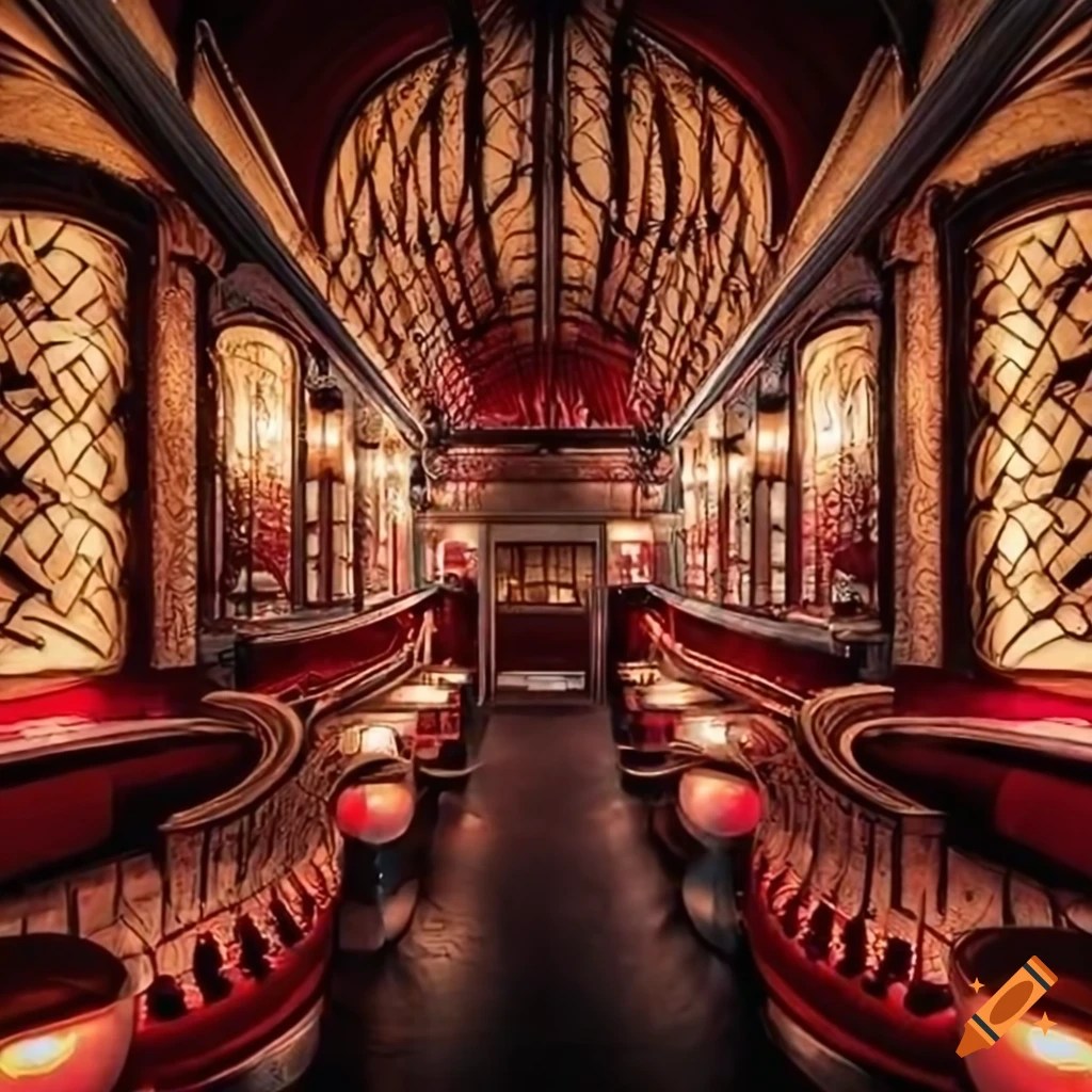 Cabaret art deco bar on Craiyon