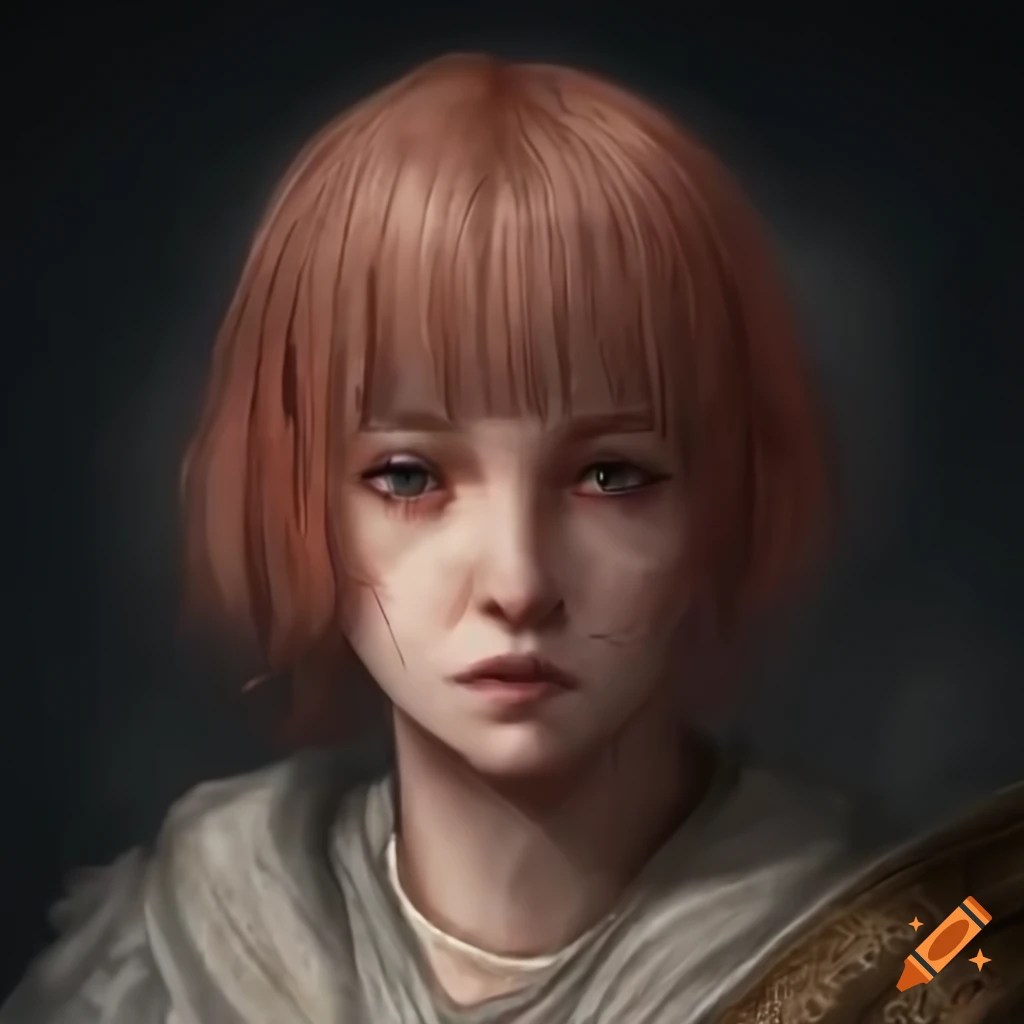 Elden ring millicent realistic on Craiyon