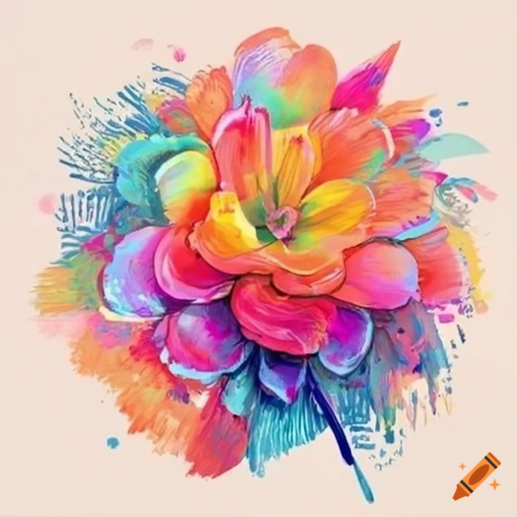 Colorful flowers with a banner that says inner peace advocate