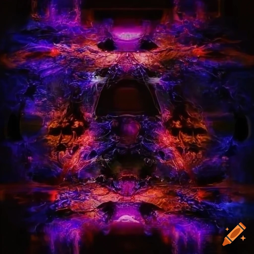 Drum and bass neuro modern cyperpunk album cover