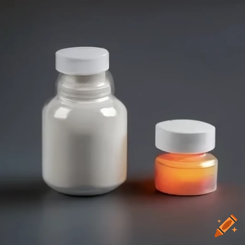 Pill bottle filled with aspirin tablets for headaches and pain on Craiyon