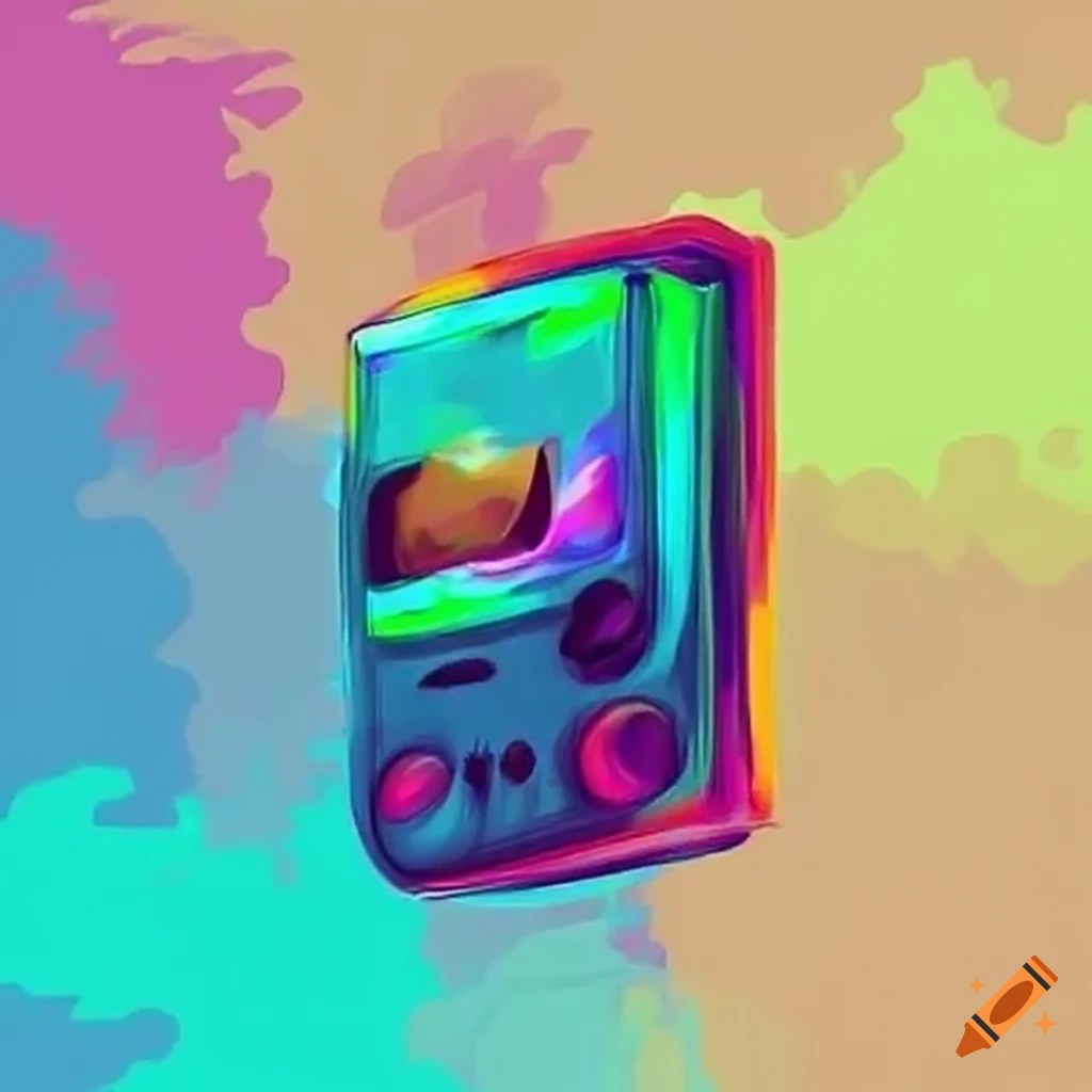 Vaporware 90s simple mp3 player on Craiyon