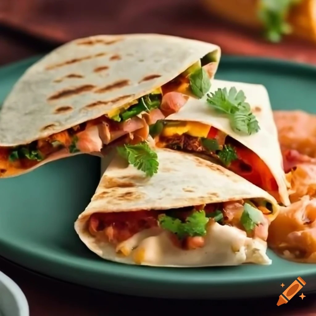 Queso oaxaca quesadillas on Craiyon