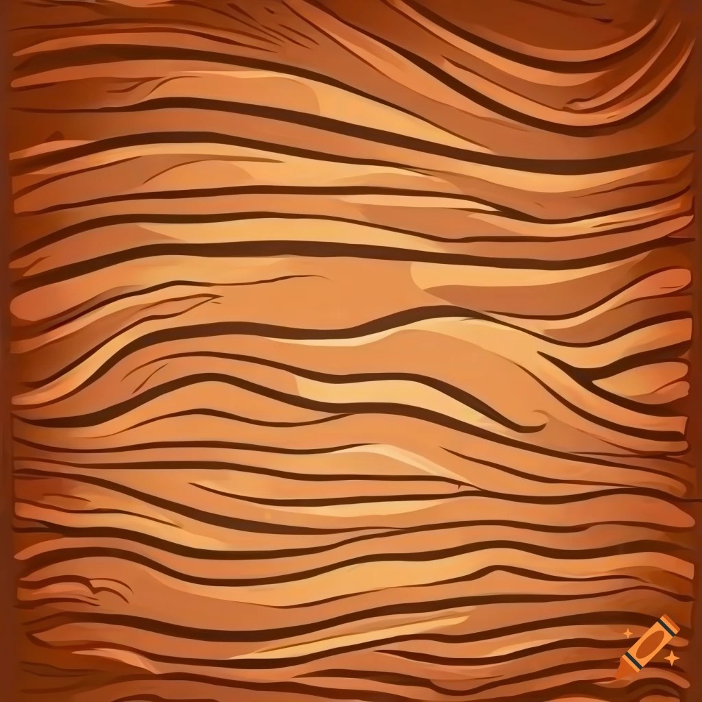 Cartoon wood texture vector art on Craiyon