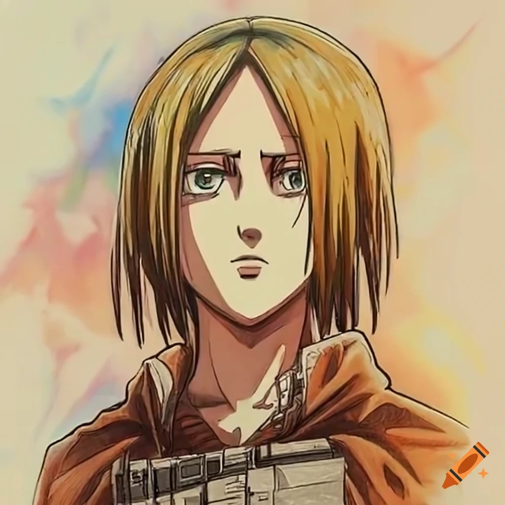 Ymir fritz from attack on titan standing near the mountains
