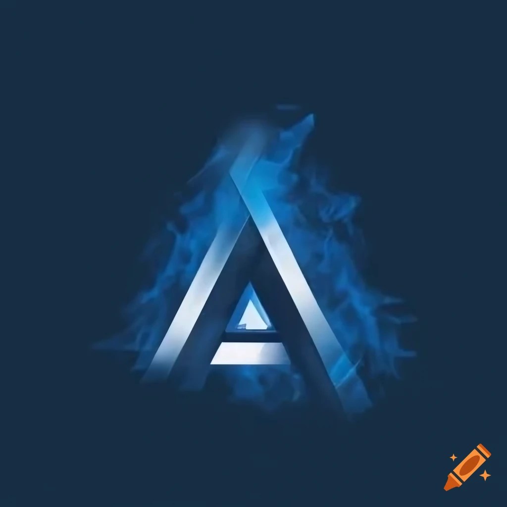 Modern blue logo design
