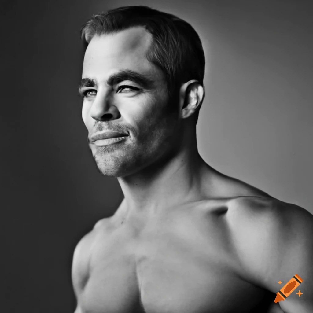 Chris pine bodybuilding on Craiyon