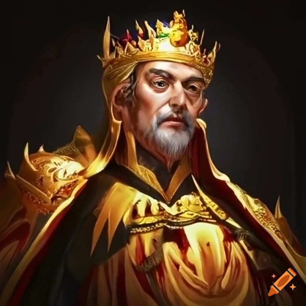 Image of an emperor on Craiyon