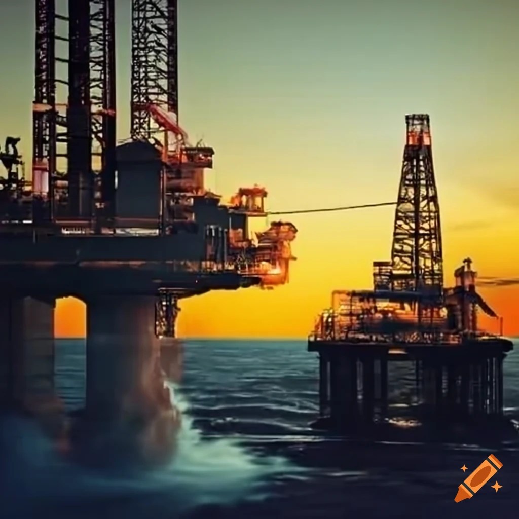 Promotion for petroleum engineering course on Craiyon