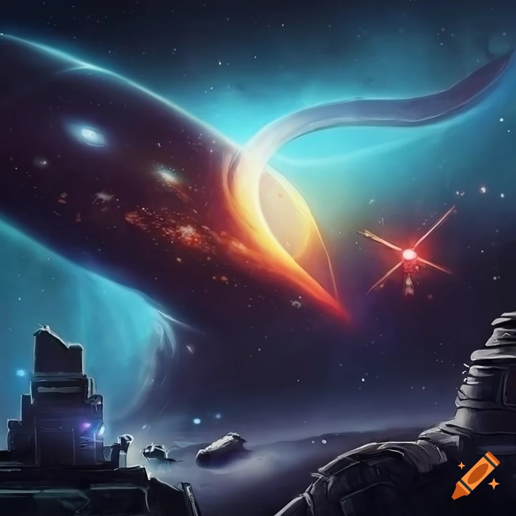 Scifi artwork on Craiyon