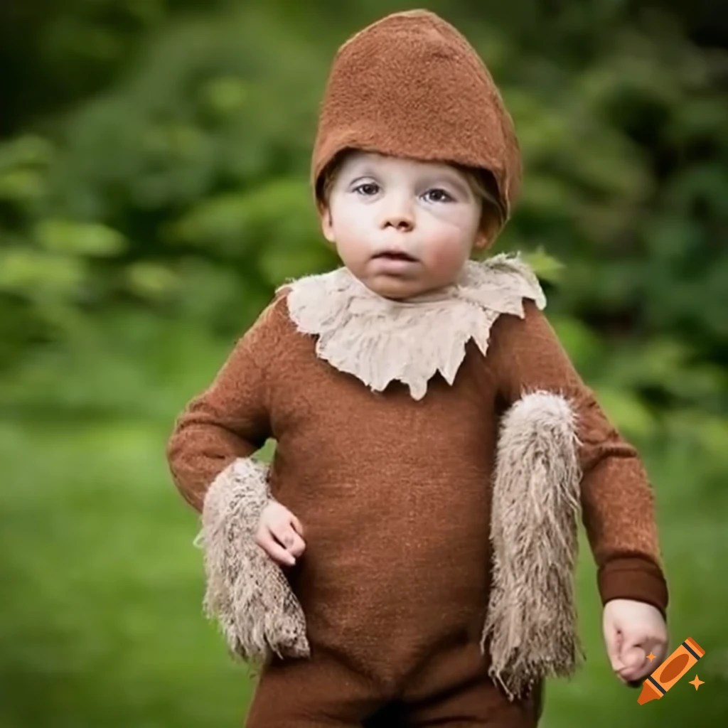 Child dressed as a dwarf