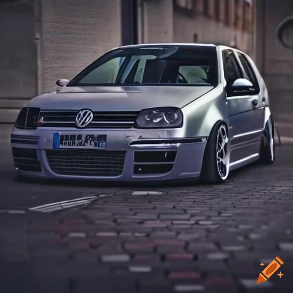 Volkswagen golf mk4 gti with custom modifications on Craiyon
