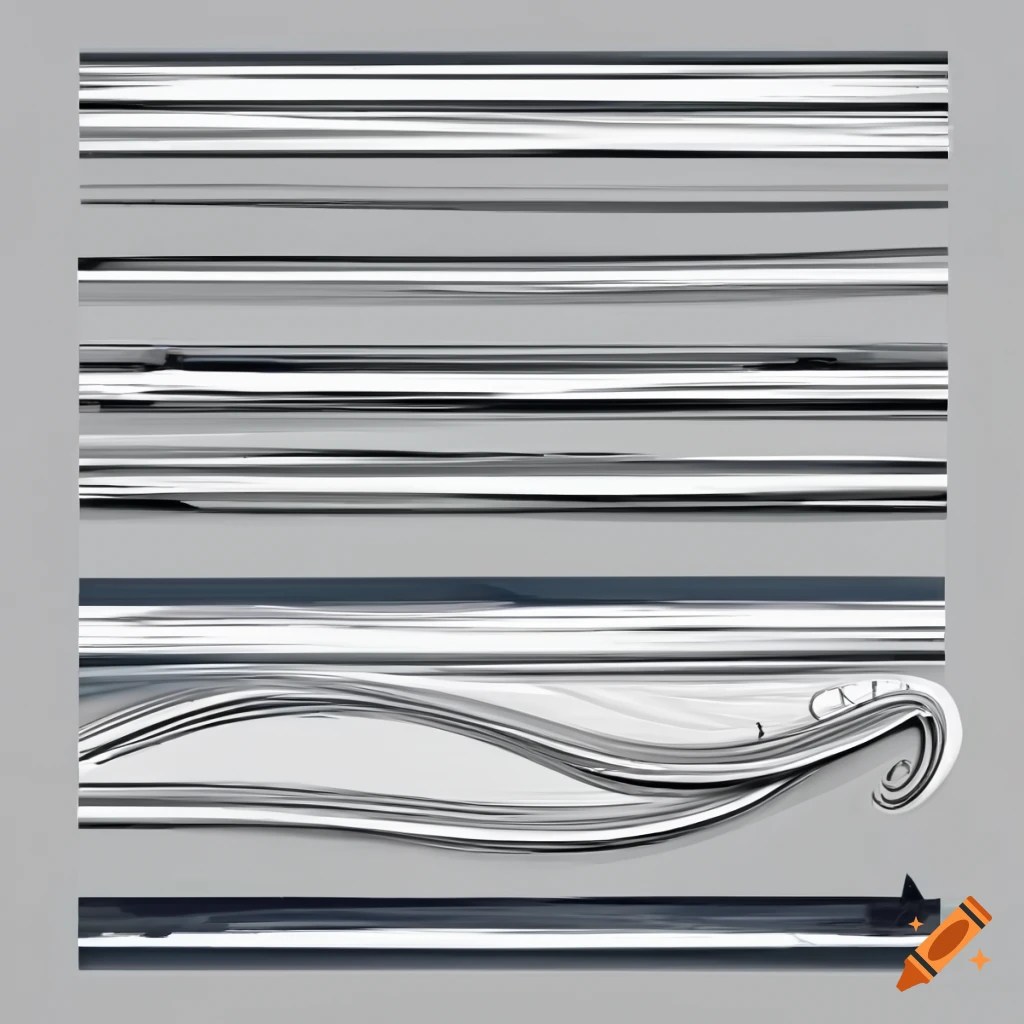 engraved stainless steel cladding with geometric shapes on Craiyon