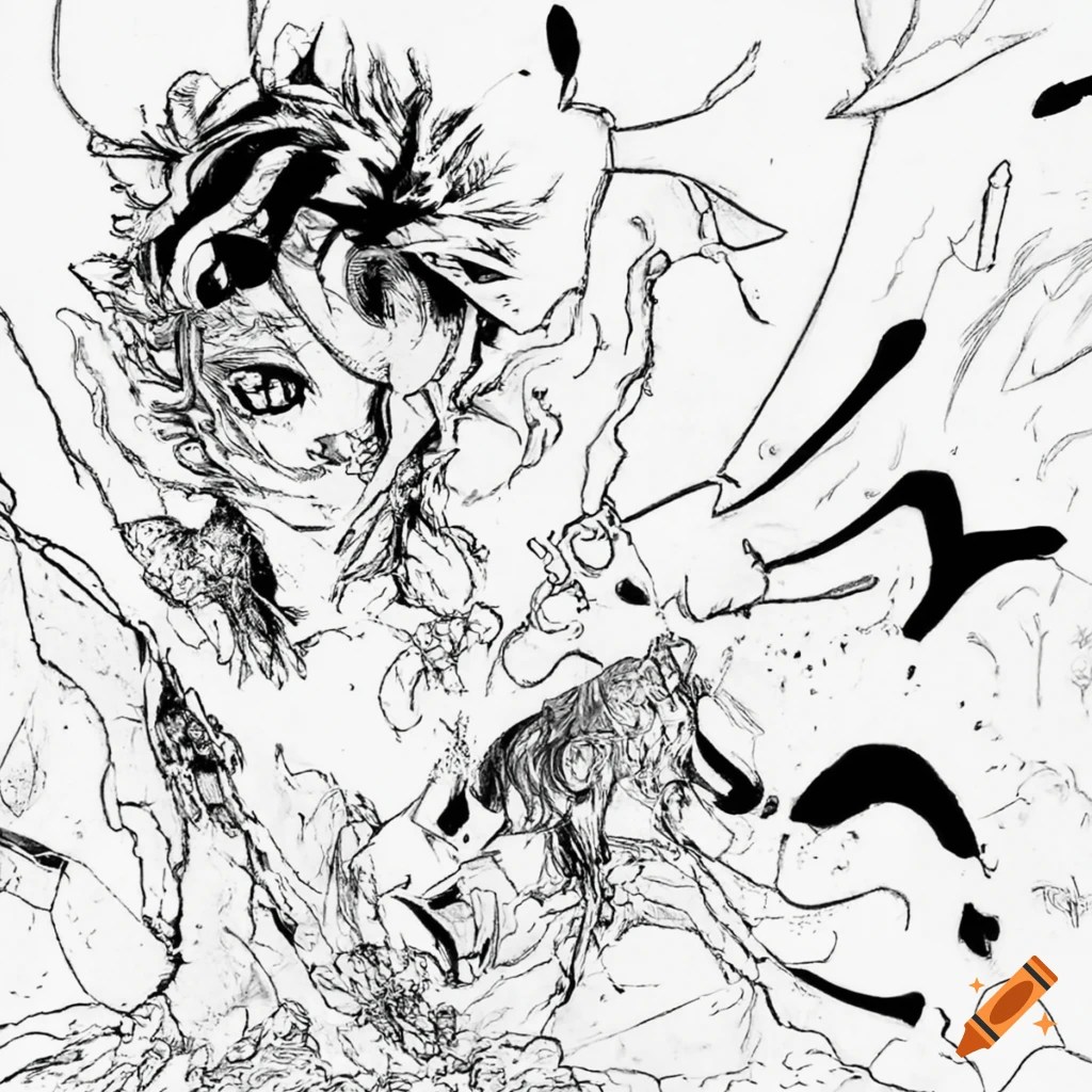 Anime art of a microprobe character on Craiyon