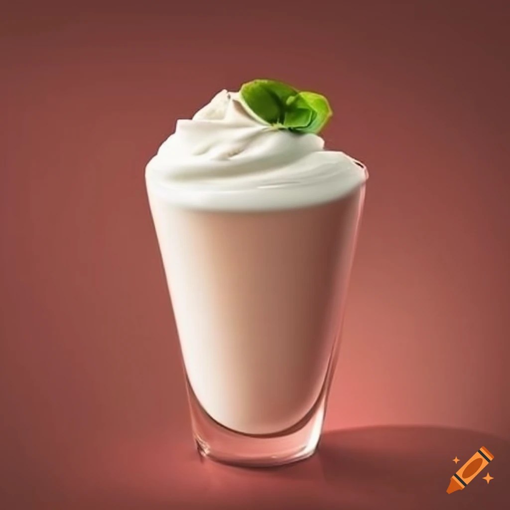 Coffeeflavored yogurt on Craiyon