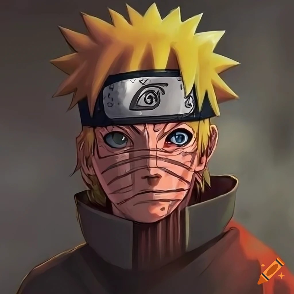 Realistic depiction of naruto on Craiyon