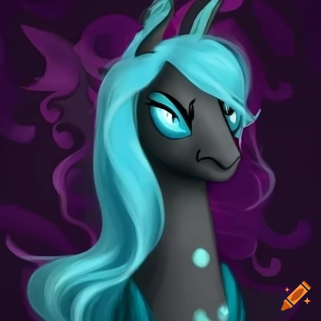 Digital art portrait of a changeling in hearts of iron 4 style on Craiyon