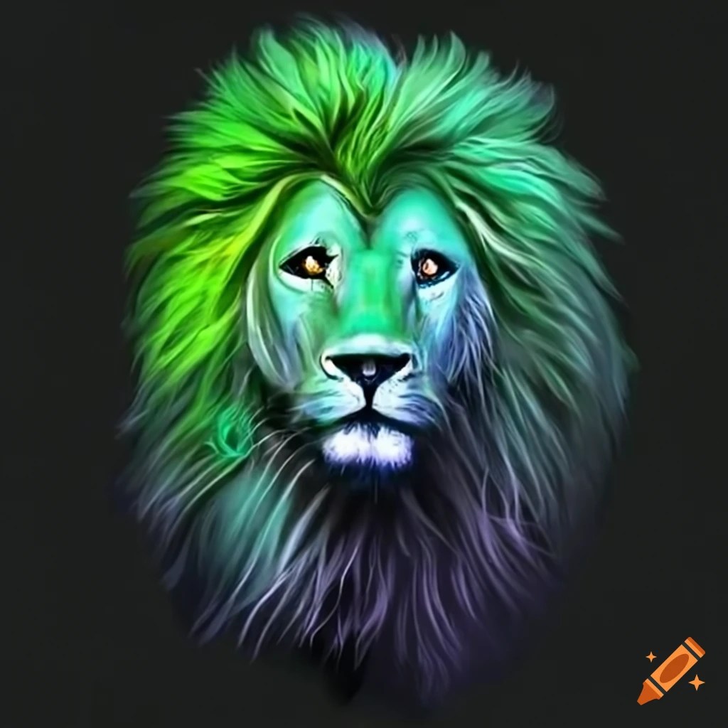 Green lion