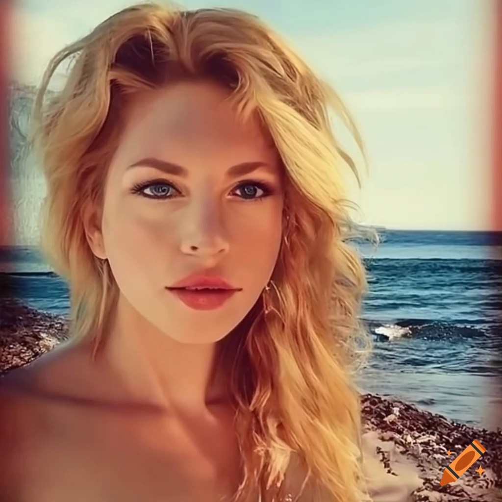 Katheryn winnick enjoying the beach