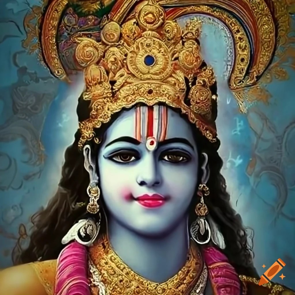 Image depicting lord krishna