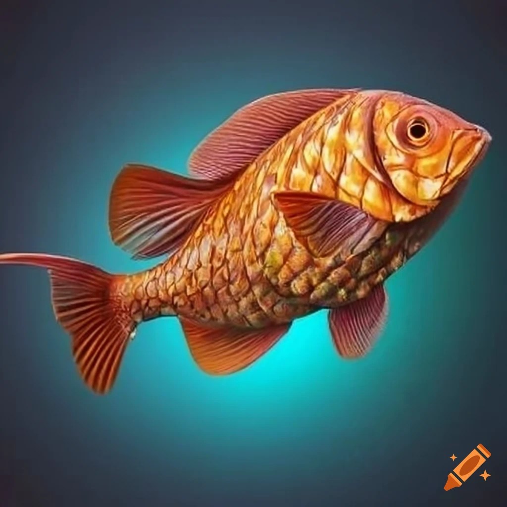 Fish scales made of the word 'pay' on Craiyon