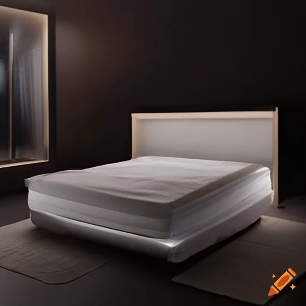 Minimalist electric cooling blanket for bed on Craiyon