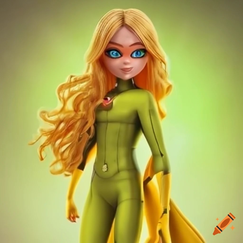Yellowthemed superhero with a canary theme on Craiyon