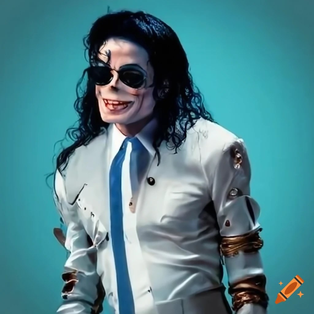 Michael Jackson performing in iconic smooth criminal outfit on Craiyon
